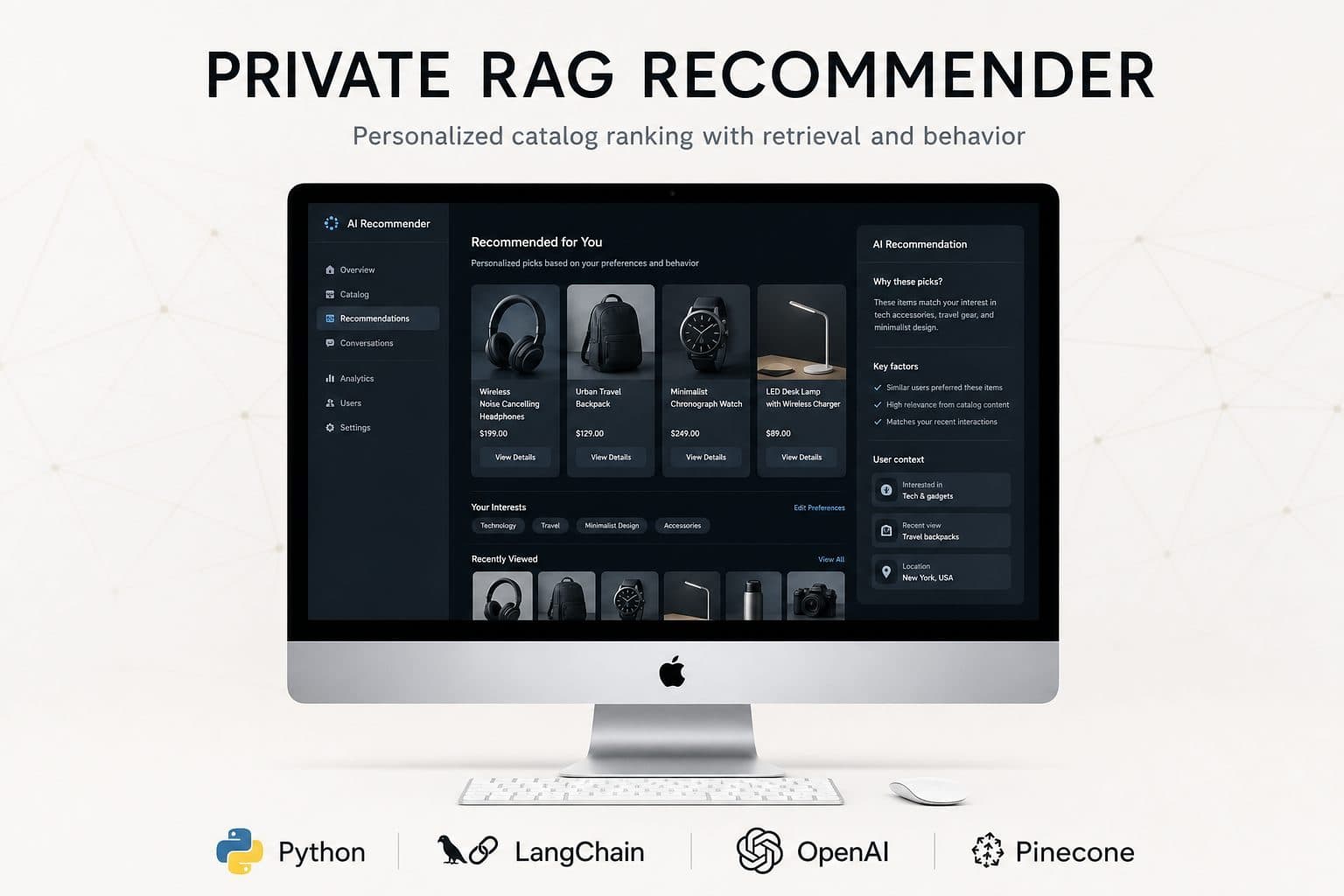 Private RAG Product Recommender