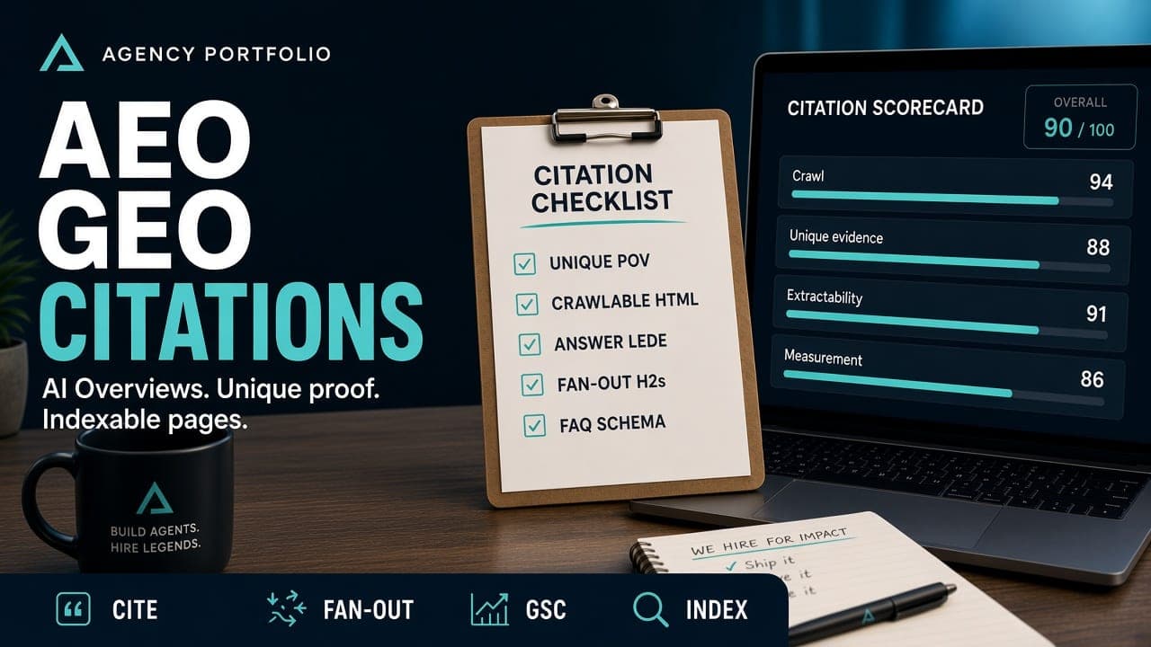 AEO and GEO for AI Overviews Citations