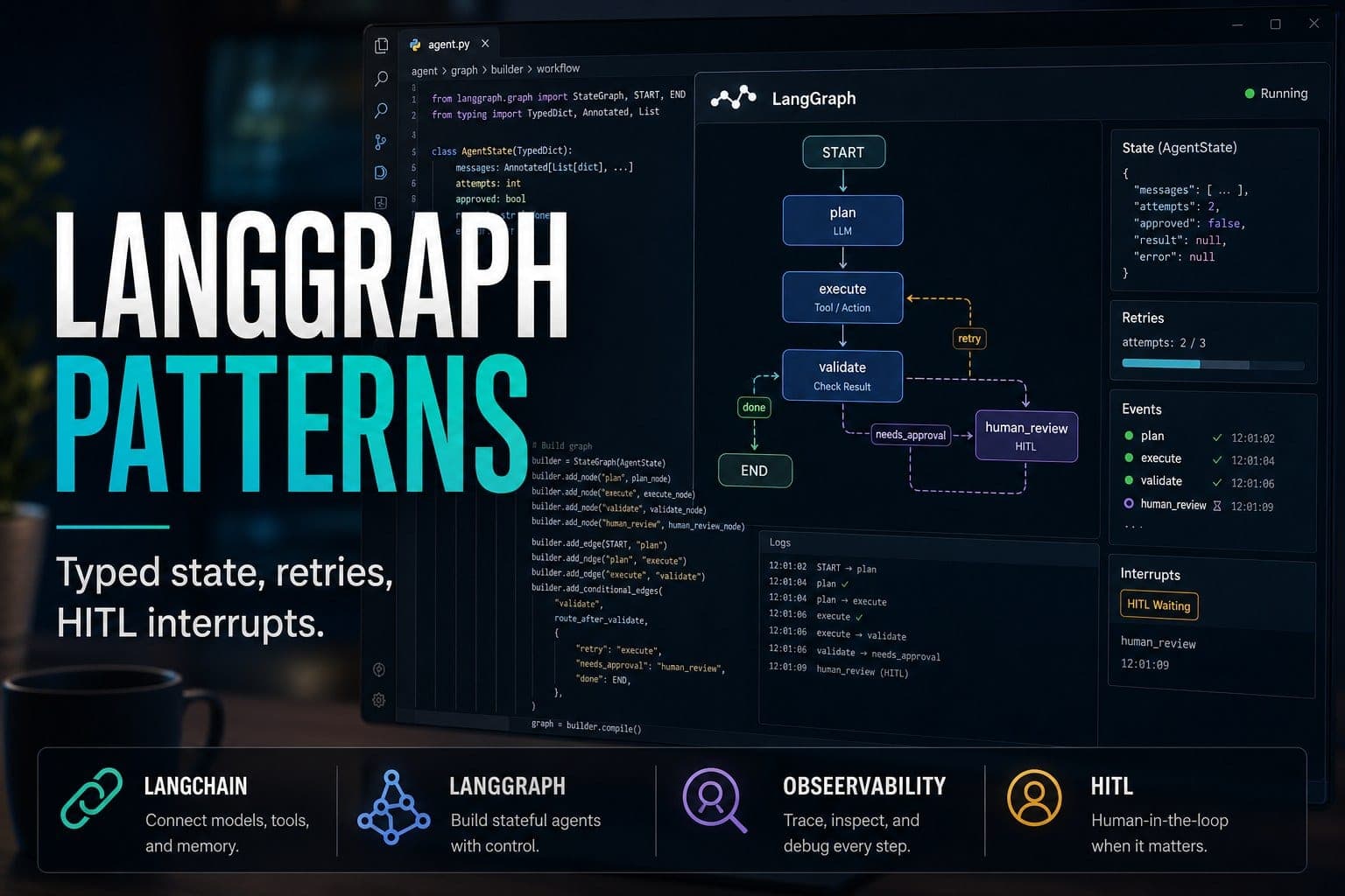 LangChain & LangGraph Production Patterns