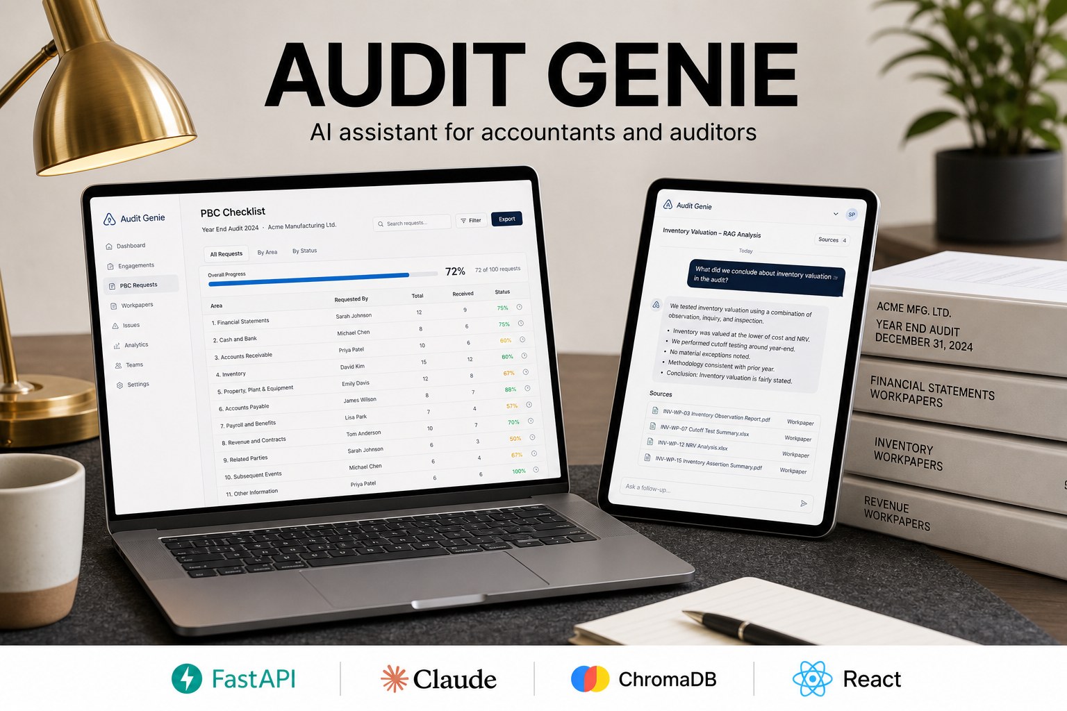 Audit Genie product screenshot